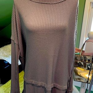 Free people waffle knit